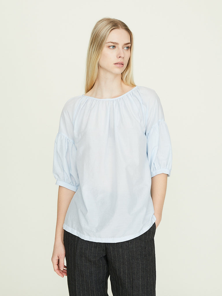 Bergfabel Balloon Shirt in Pale Blue