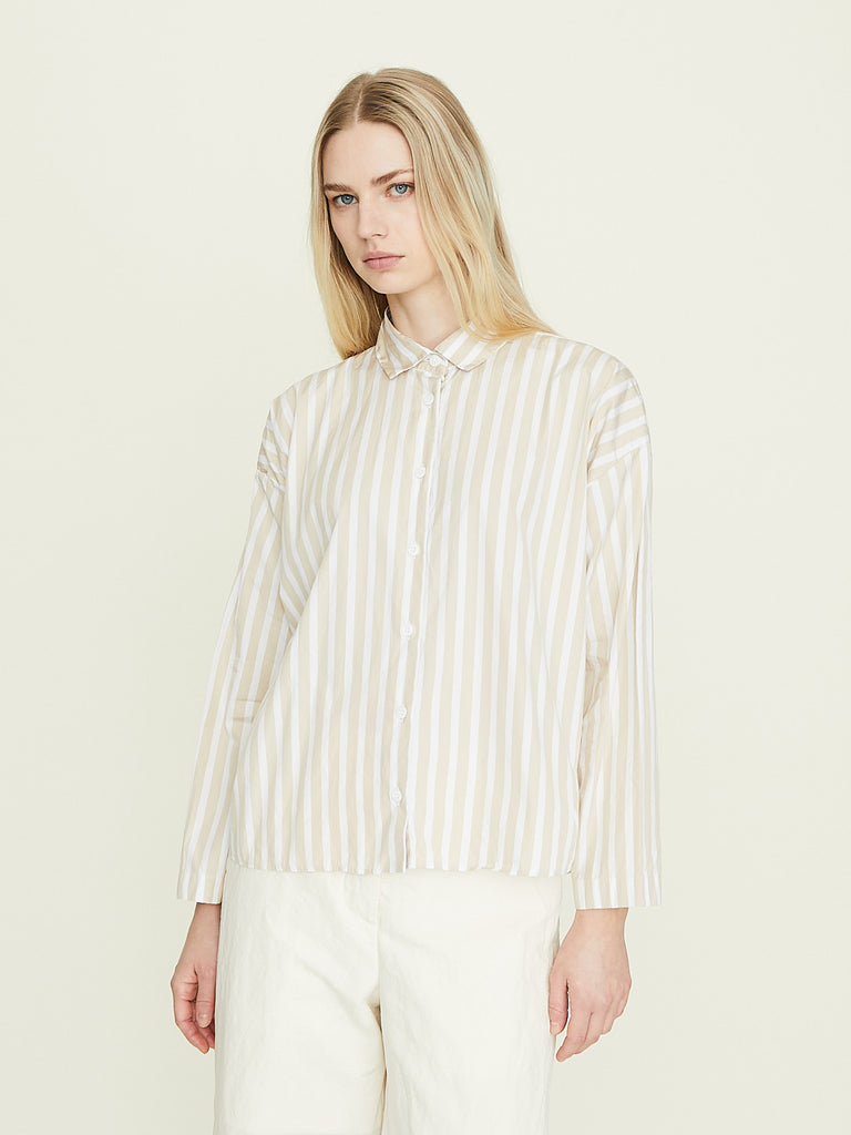 Bergfabel Overshirt in Sandy Stripe