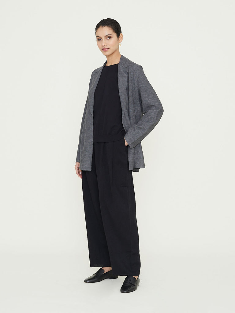 Boboutic RE_Read Pleated Trousers in Black
