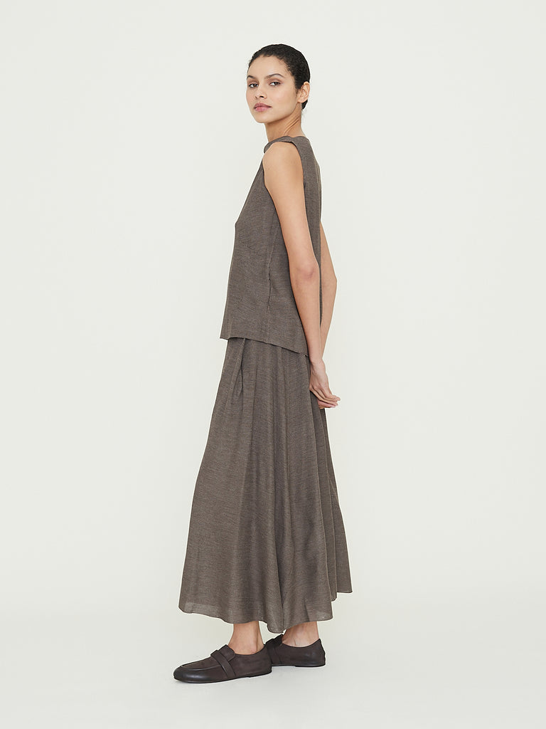 Boboutic RE_Fly Skirt in Dark Taupe