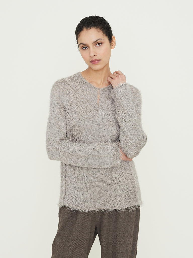 Boboutic RE_Born Sweater in Grey Pink