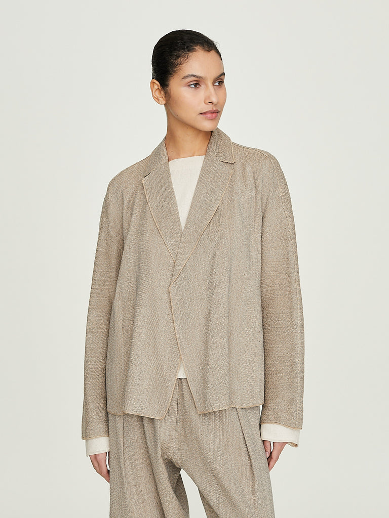 Boboutic Typed Jacket in Natural/Taupe