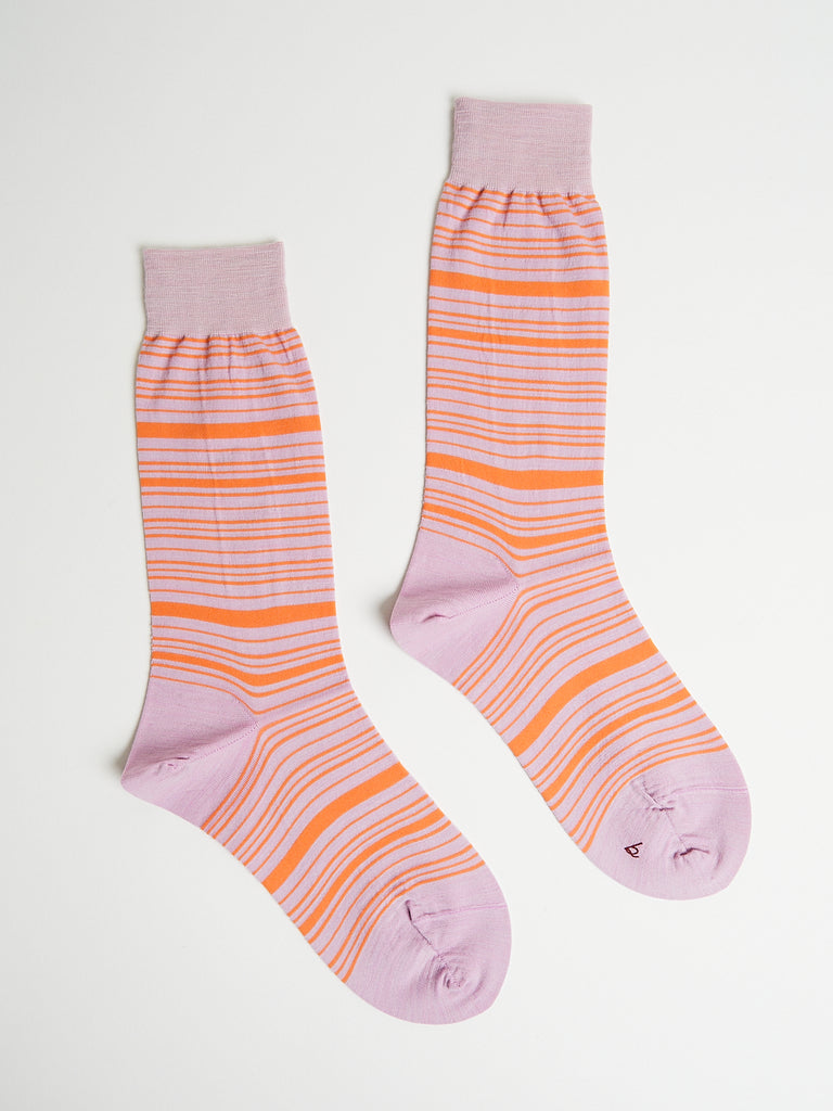 Babaco Stripe Socks in Lavender