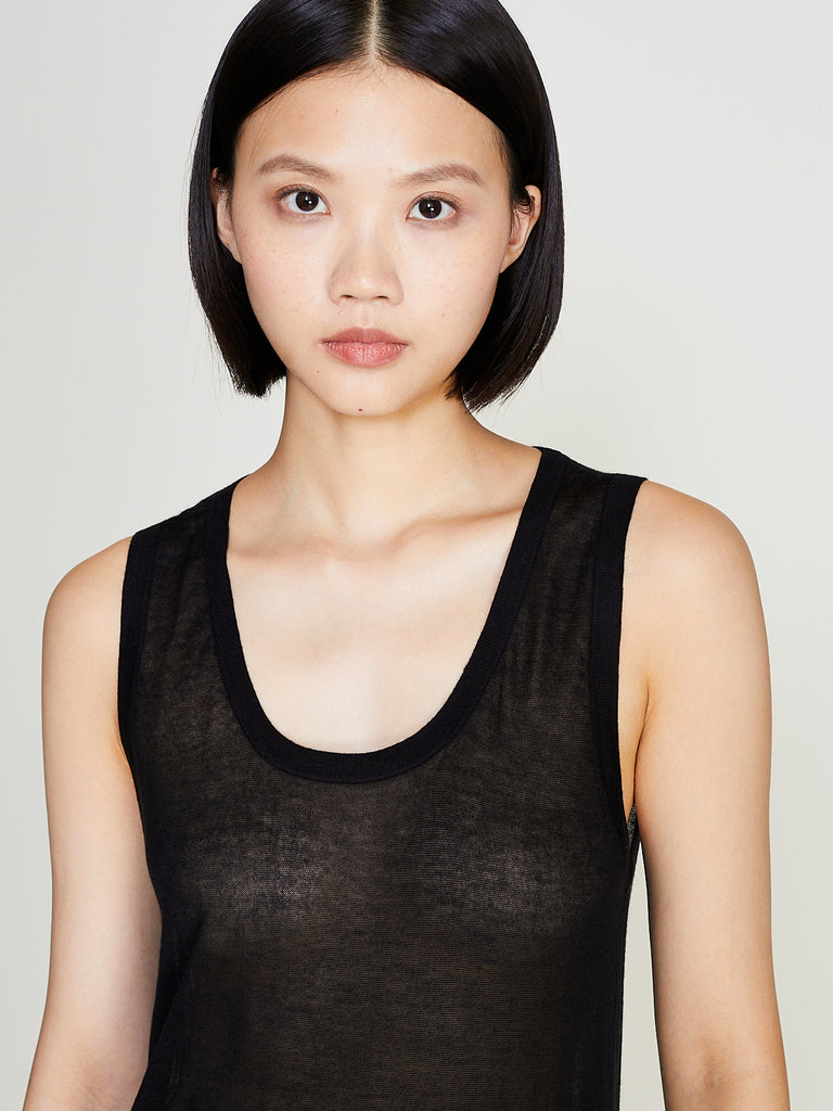 Frenckenberger - Big Tank Top in Black