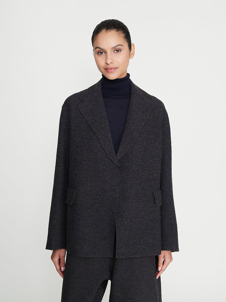 Boboutic - Wool Lane Jacket in Blue/Green Mix