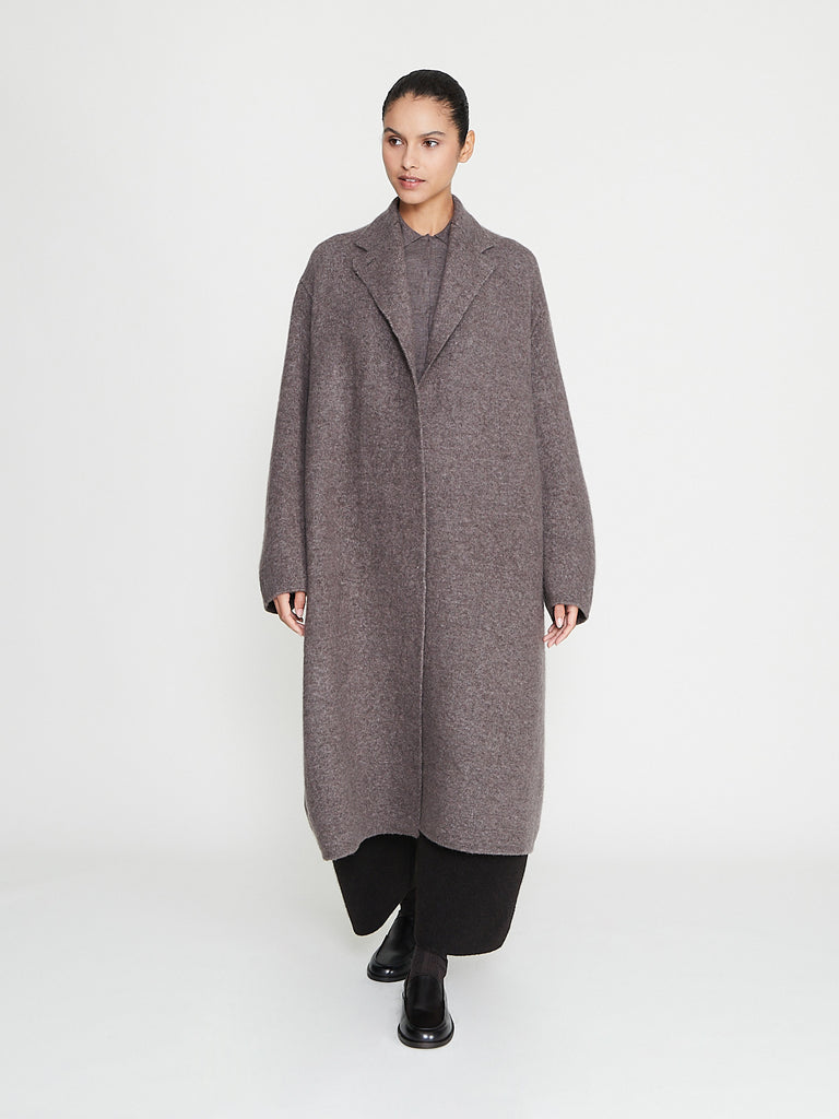 Boboutic - Yes Sir That's My Baby Long Coat in Taupe