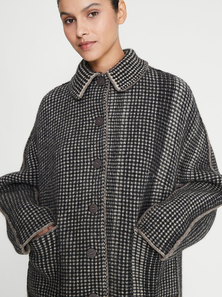 Boboutic - Bob's Inside Out Reversible Coat in Natural/Brown