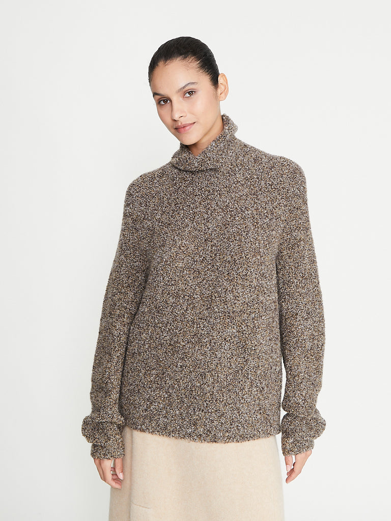 Boboutic - Autumn Leaves Sweater in Green/Taupe