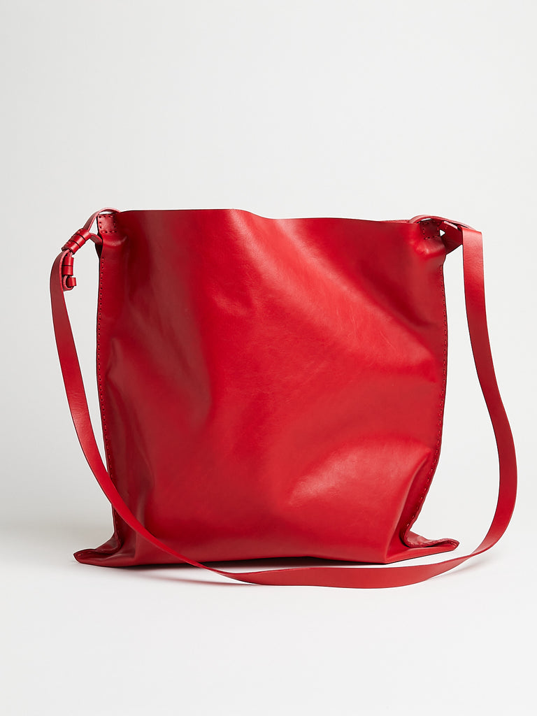 Daniela Gregis Borsa Bag Papavero 40x40 in Red