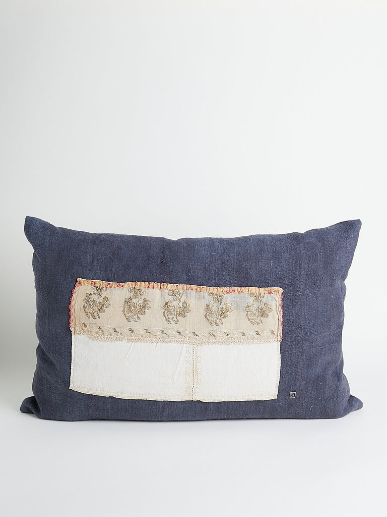 Boubix Opus Embroidered Cushion in Black