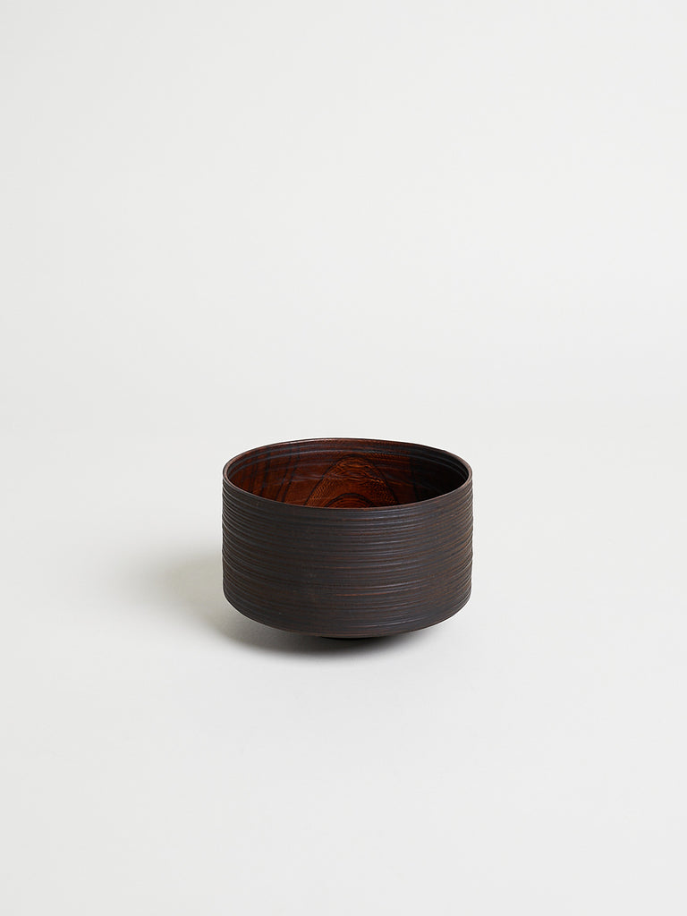 Sukkeun Kang - Small Footed Bowl in Horizontal Stripes 2