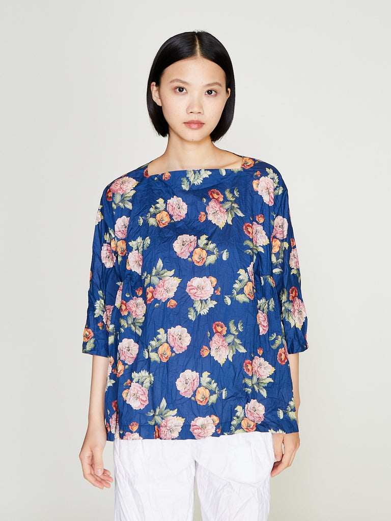 Daniela Gregis - Camicia Shirt Newpride H.65 Lavata in Red Flowers 2