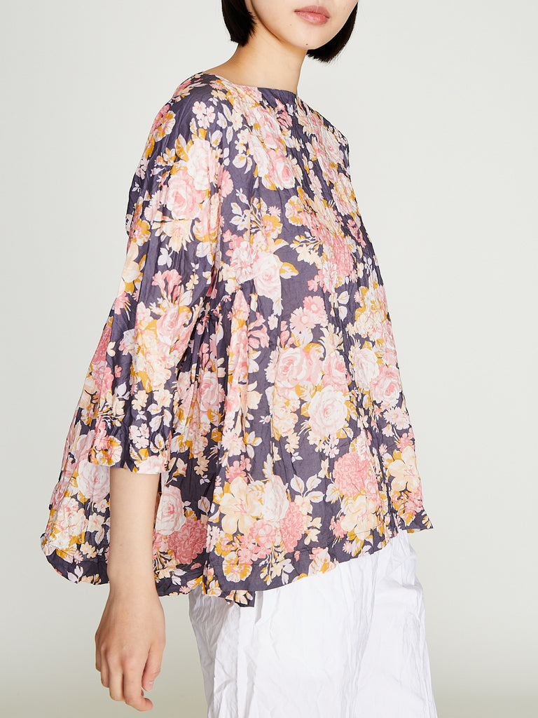 Daniela Gregis - Camicia Shirt Newpride H.65 Lavata in Red Flowers 1