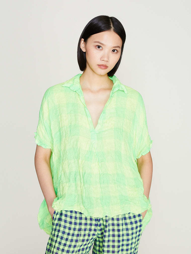 Daniela Gregis - Camicia Shirt 20.07.06 Ma Lavata in Check Colour Mix 3