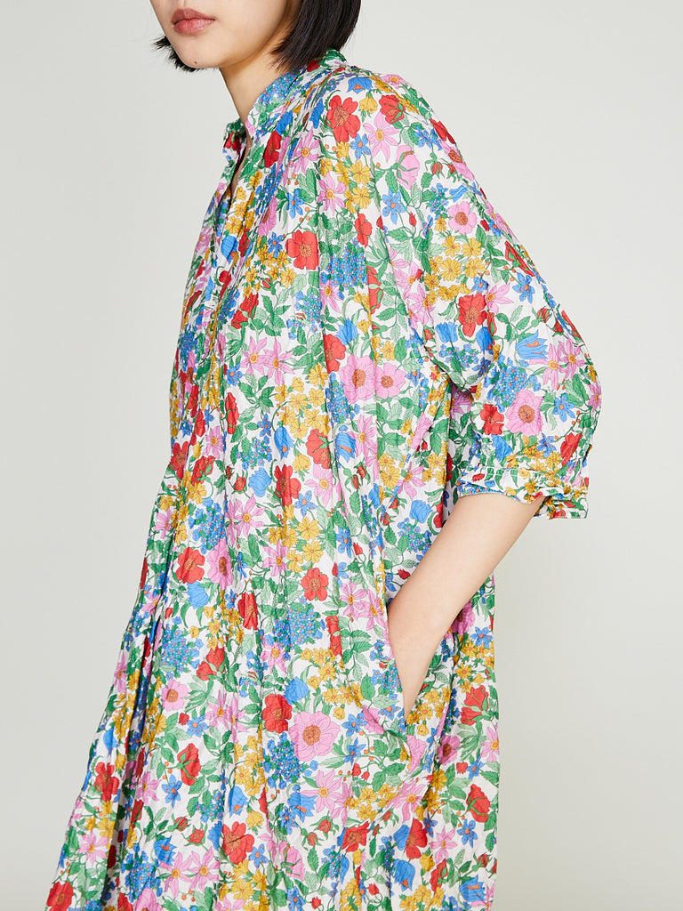 Daniela Gregis - Camicione Shirt Kora Medio 115 Lavato in Small Flowers 1