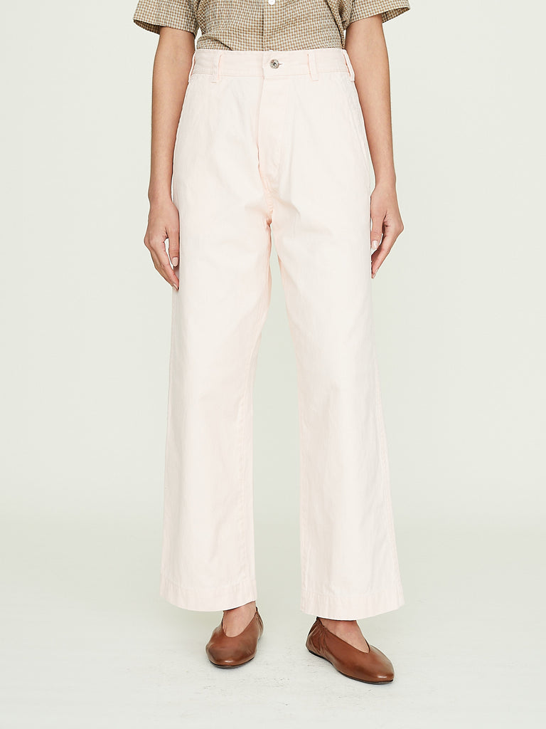 Chimala Unisex Color Duck Work Trousers in Pink