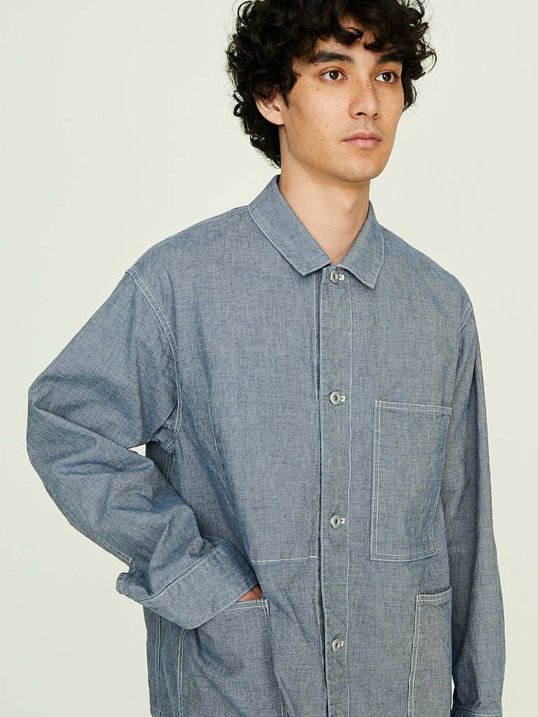Chimala - Unisex Work Coverall in Pin Check