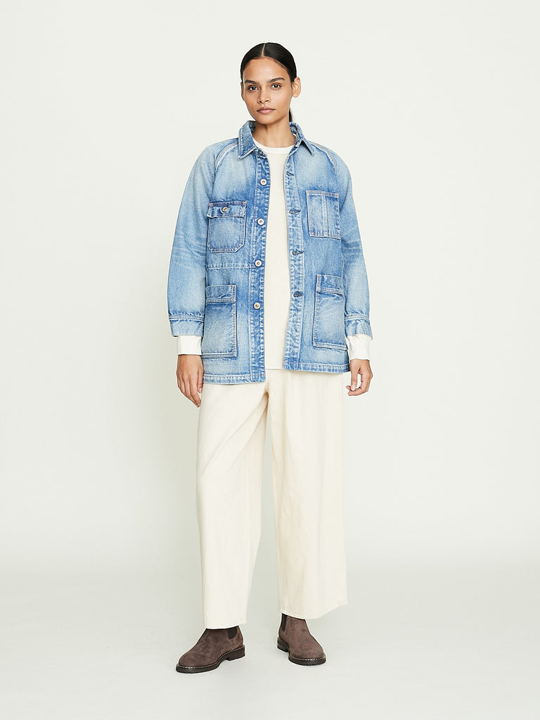 Cottle C.T.L Travelling Jacket in Middle Indigo