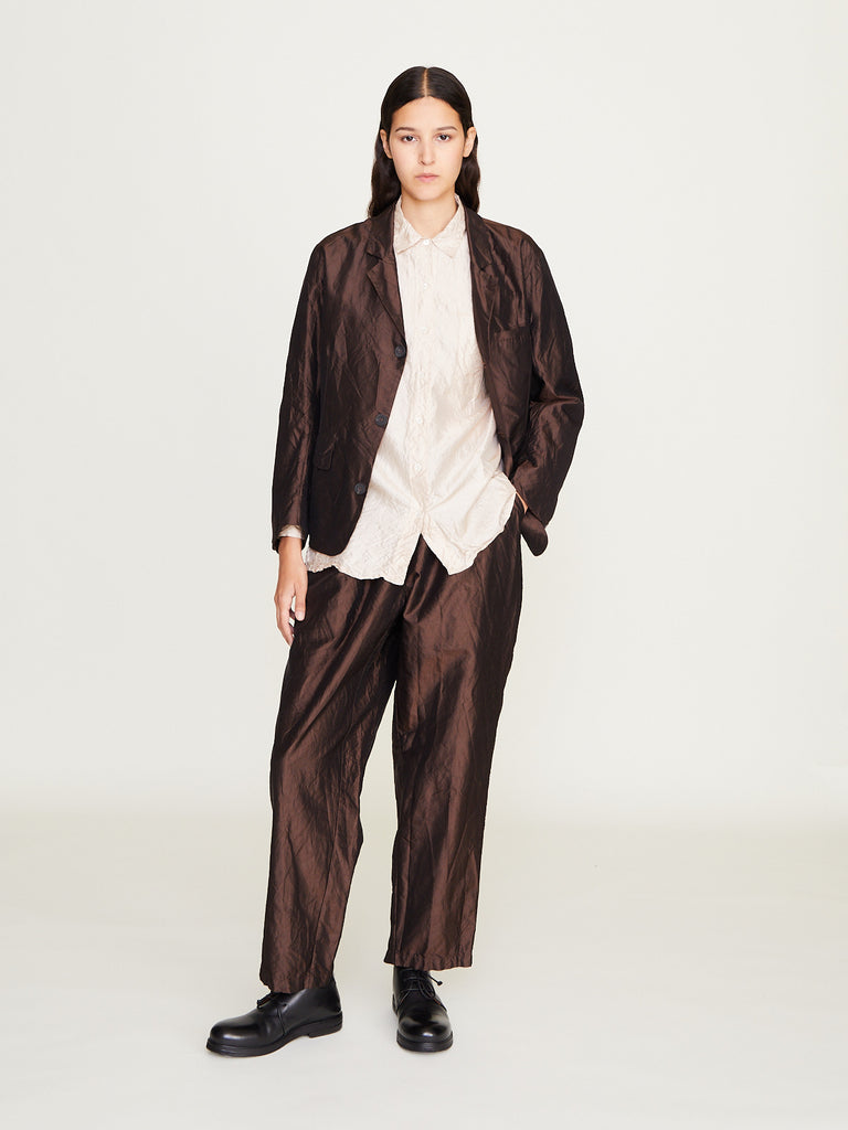 Christian Peau - Silk Pants in Brown
