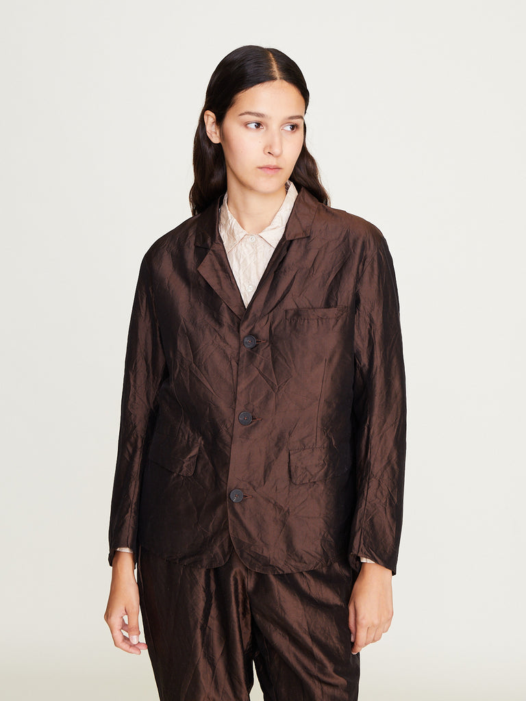 Christian Peau - Silk Jacket in Brown