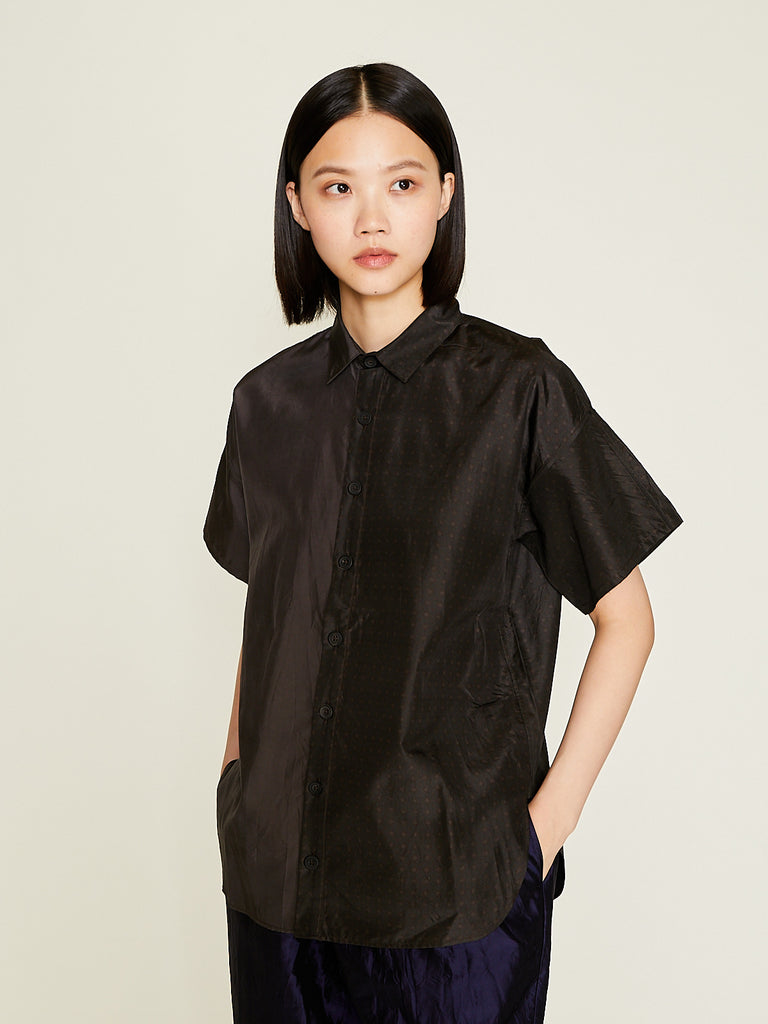 Christian Peau - JP Vintage Silk Shirt in Black