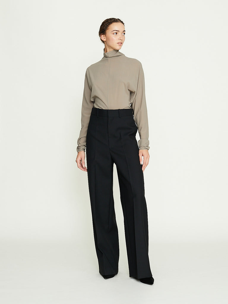 Carven Straight Leg Trousers in Black