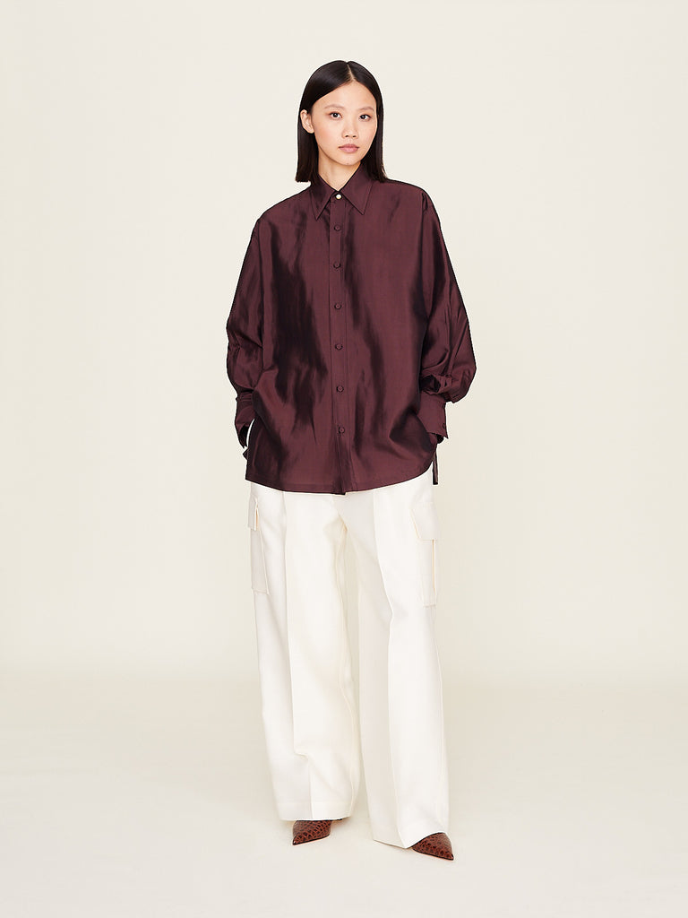 Carven - Cargo Trousers in Off White