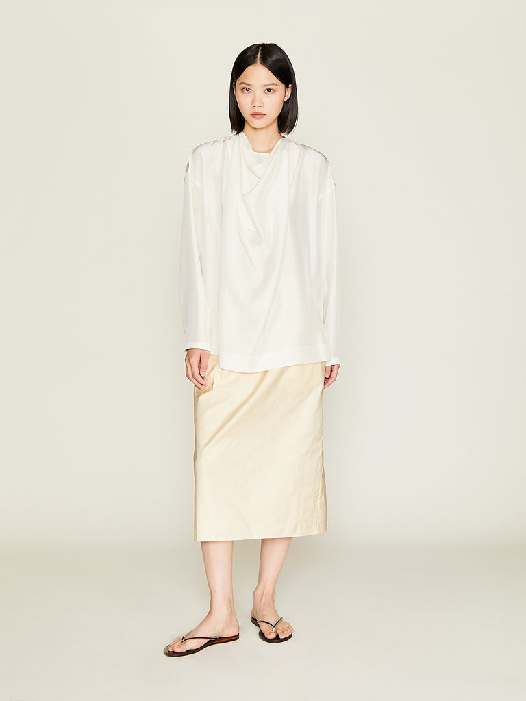 Carven - Pull-On Skirt in Daisy