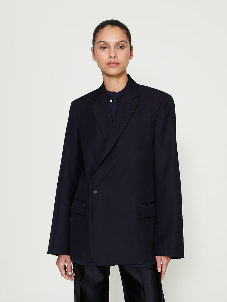 Carven - Double Breasted Jacket in Midnight