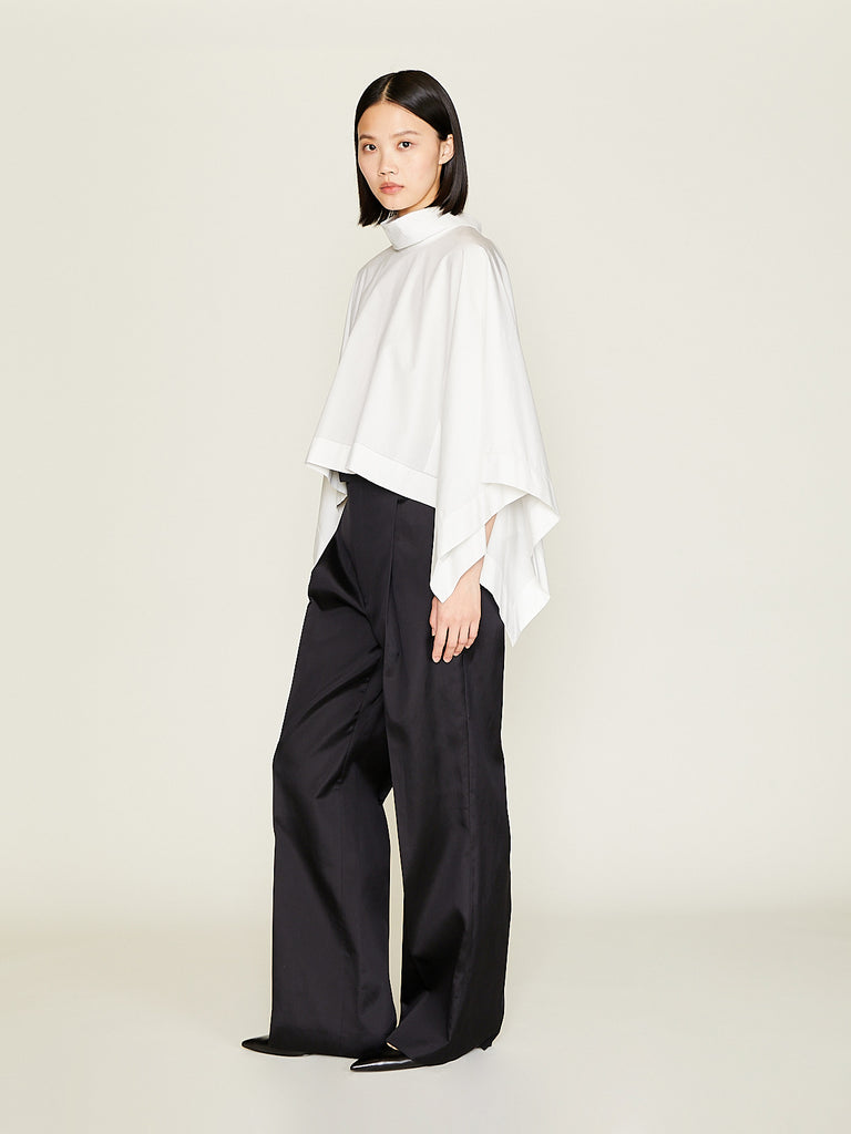 Carven - Pleat-Front Trousers in Midnight