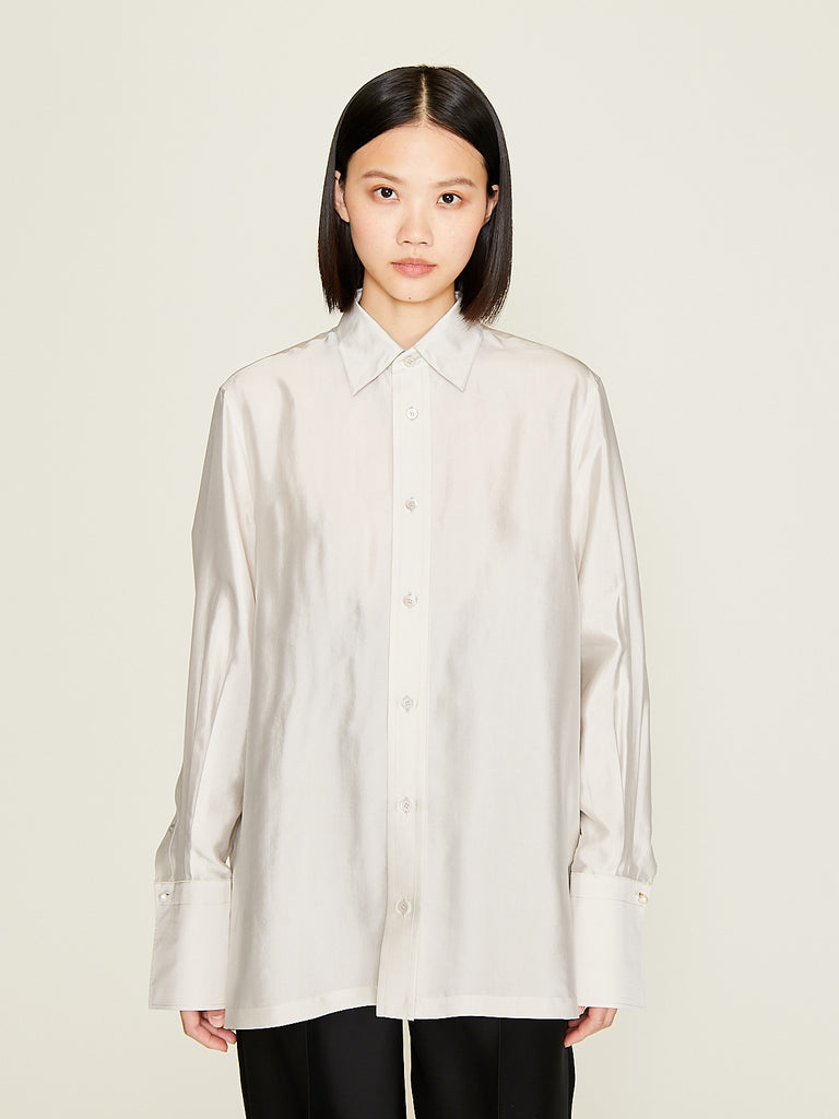 Carven - Long Shirt in Parchment