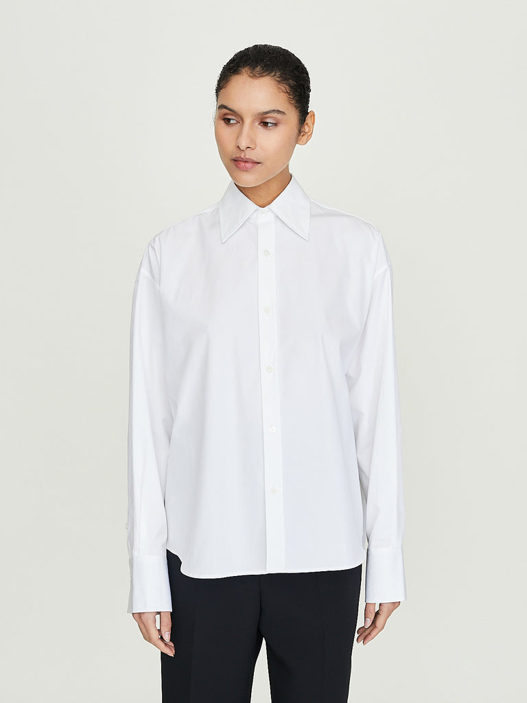 Carven Long Sleeved Shirt in White