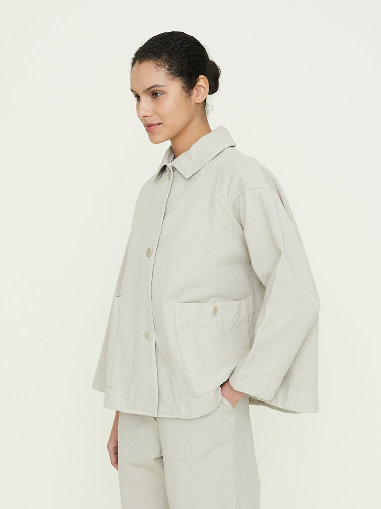 Casey Casey Dries Travail Jacket in Concrete