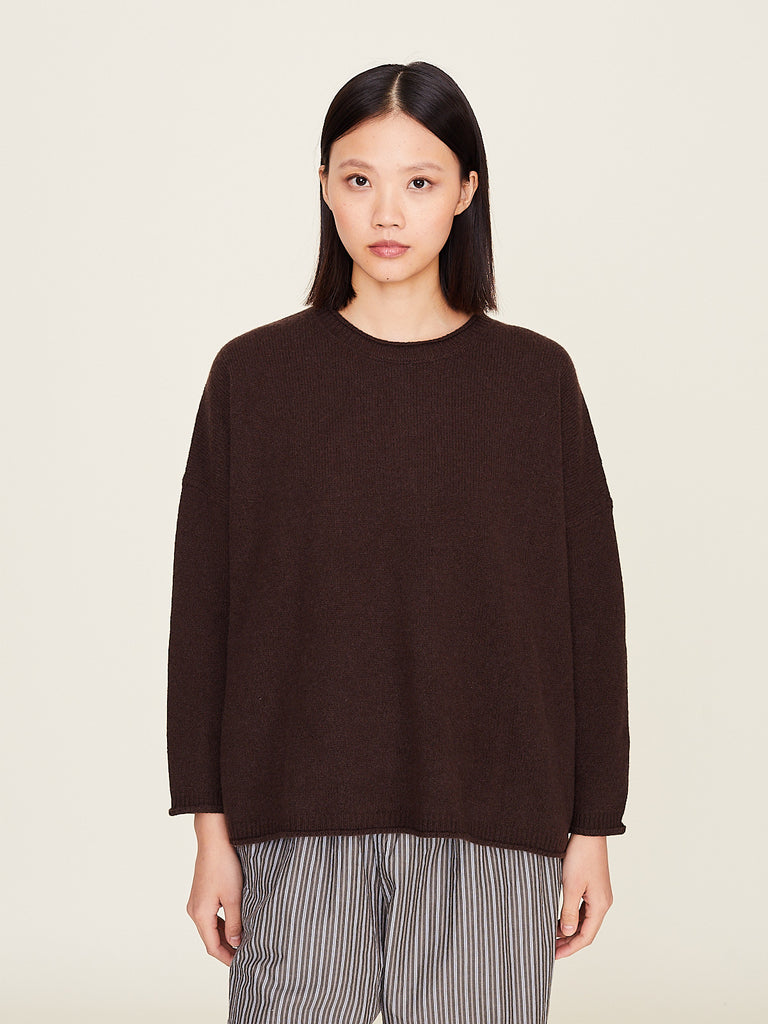 Casey Casey - Orsan Jumper Softy Cash in Brown