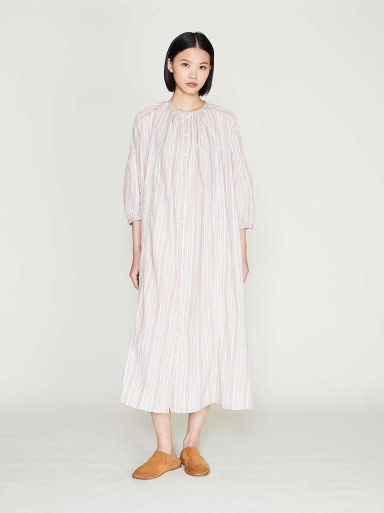 Casey Casey - 3 By 3 Dress Musslin Cotton in Stripe 2