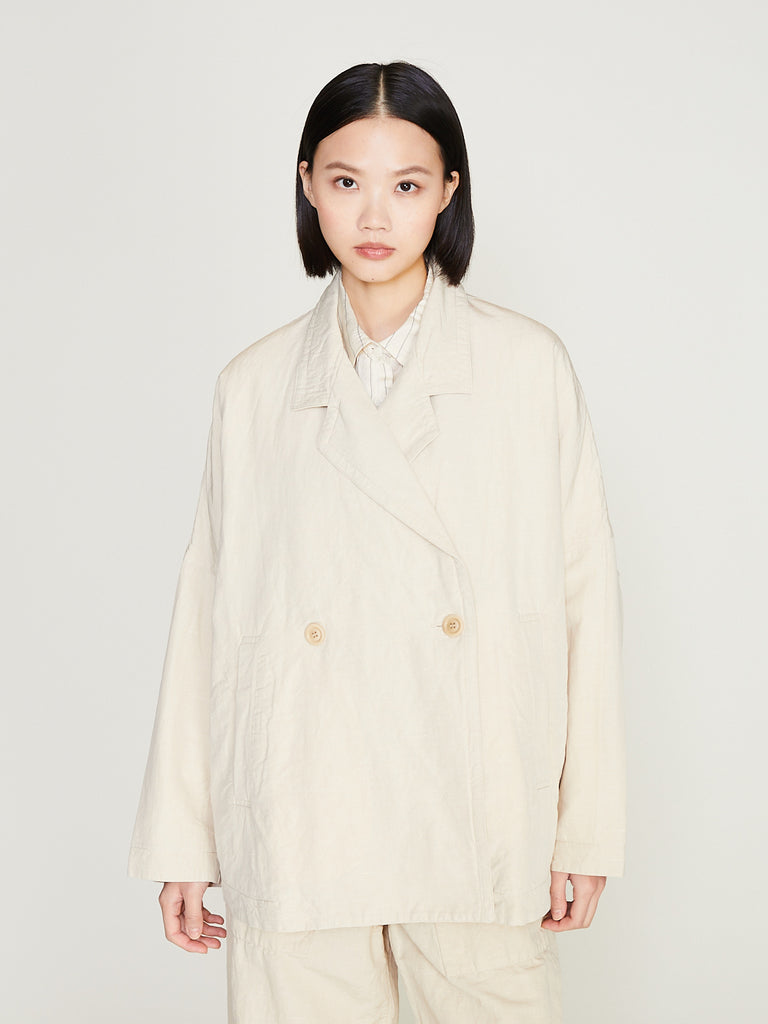 Casey Casey - Frances Jacket Rugger 1 in Ivory