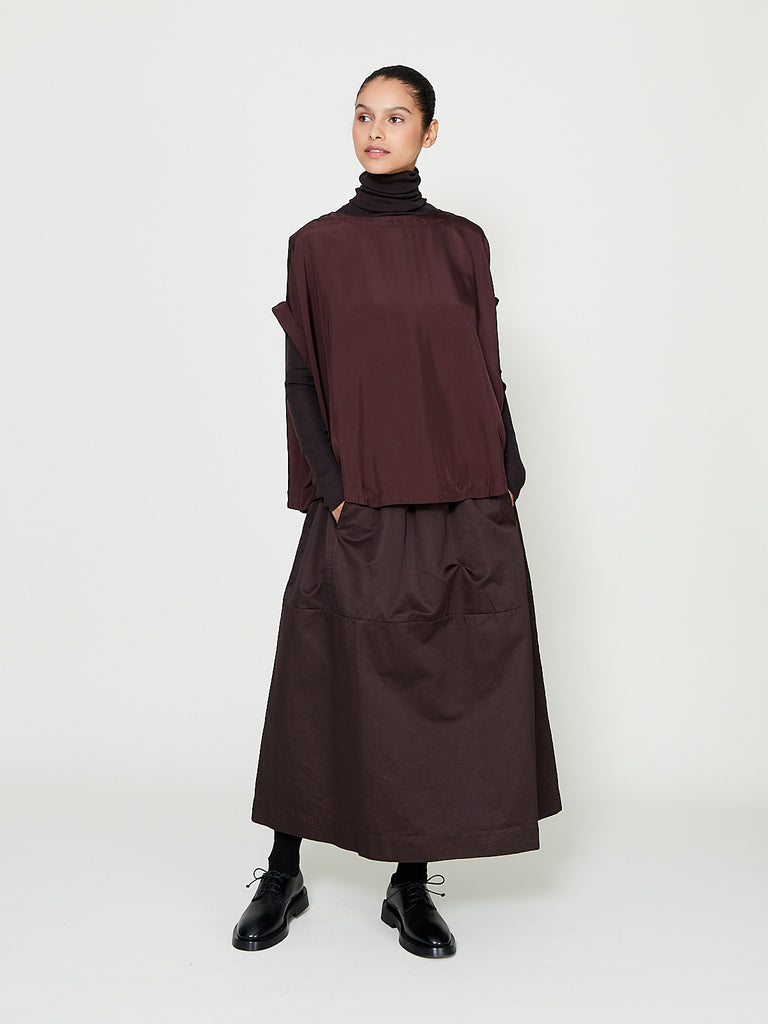 Casey Casey - Puffy Skirt L Satin in Bunga
