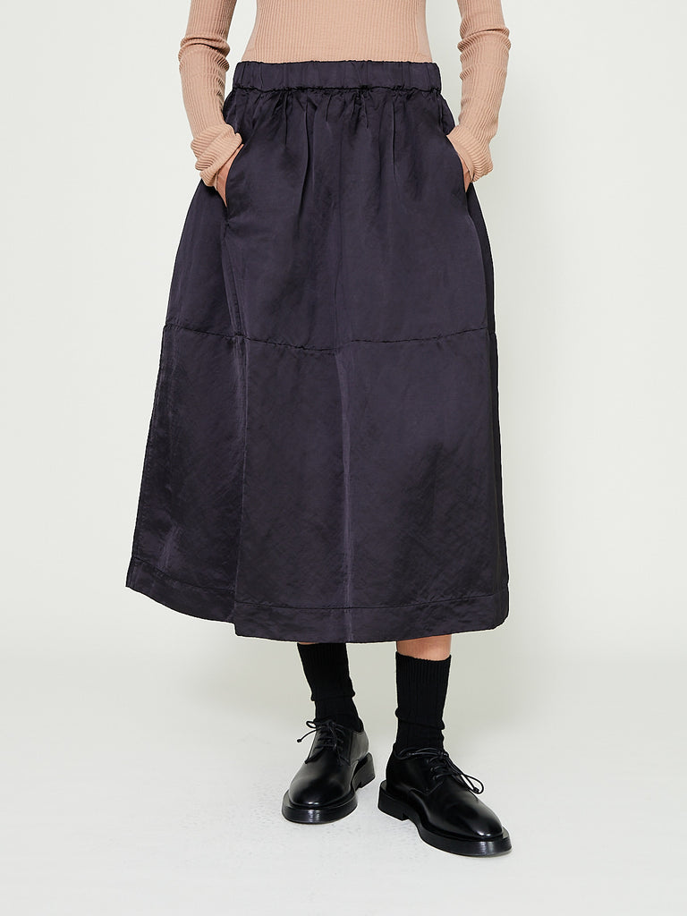 Casey Casey - Puffy Skirt H Satin in Night