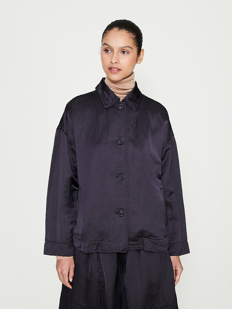 Casey Casey - Juliette Jacket H Satin in Night