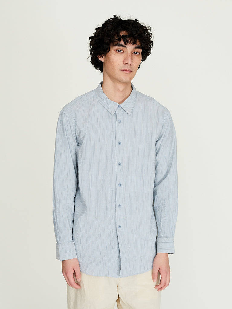 Casey Casey - Fabiano Shirt Wind Stripe in Blue Stripe