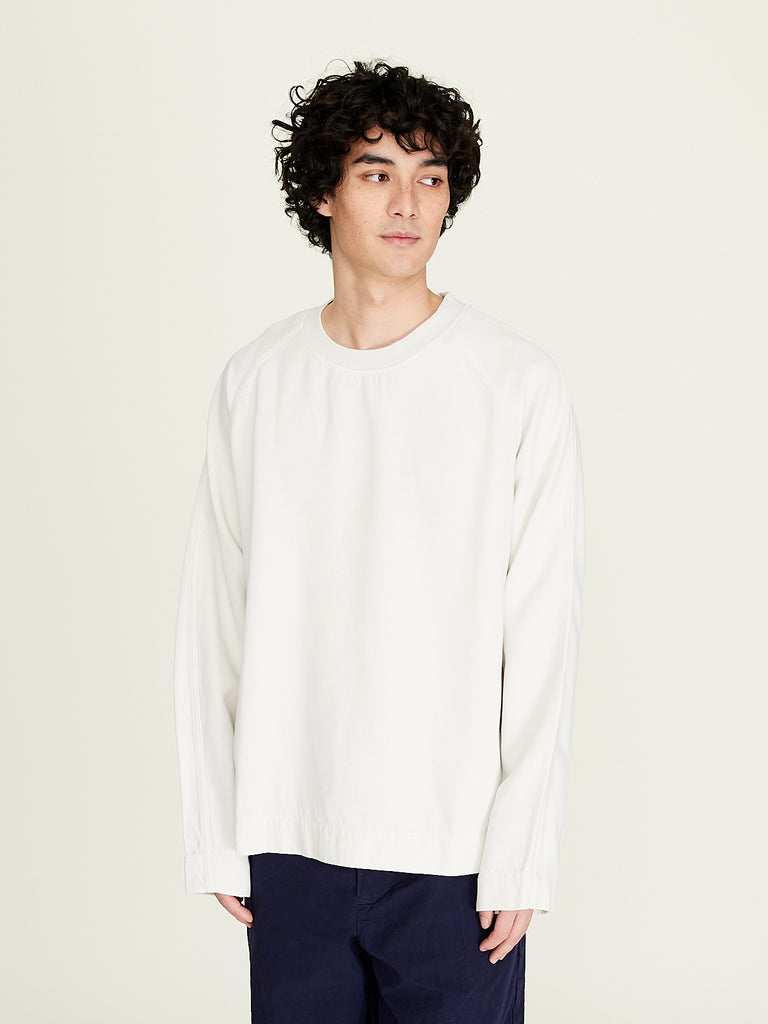 Casey Casey - Workwear Sweatshirt Cleany in Ivory