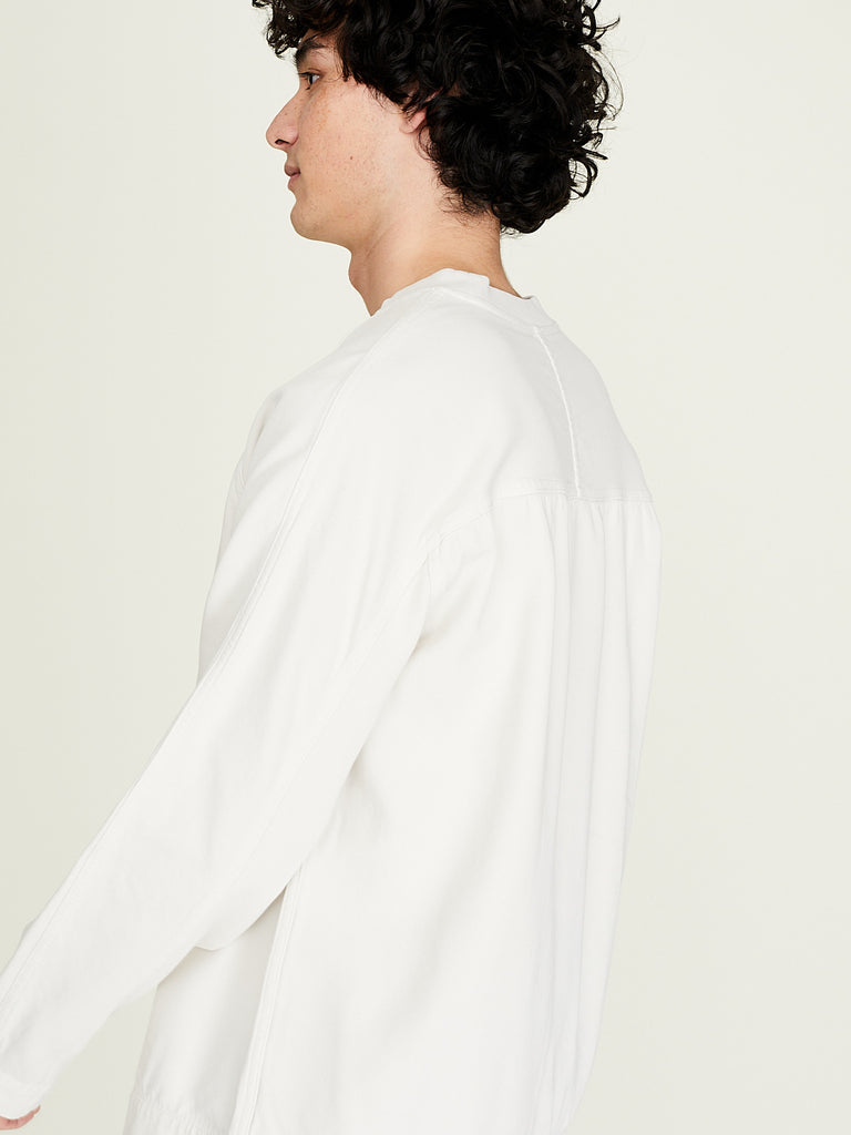 Casey Casey - Workwear Sweatshirt Cleany in Ivory