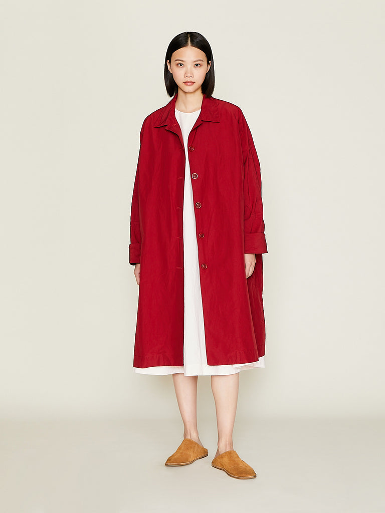 Casey Casey - 2 Pcs Coat Heavy Taffeta in Cuore