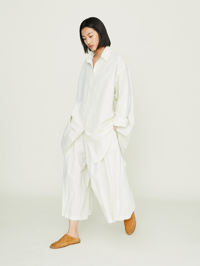 Casey Casey - Box Pant Crispy in Light Green