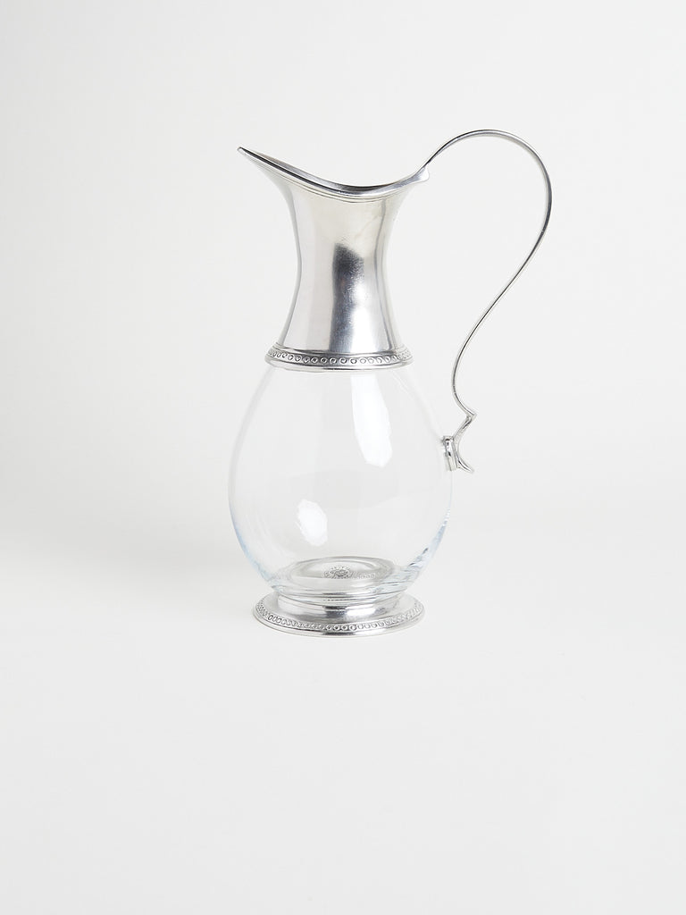 Cosi Tabellini - Veneto Pewter & Glass Jug