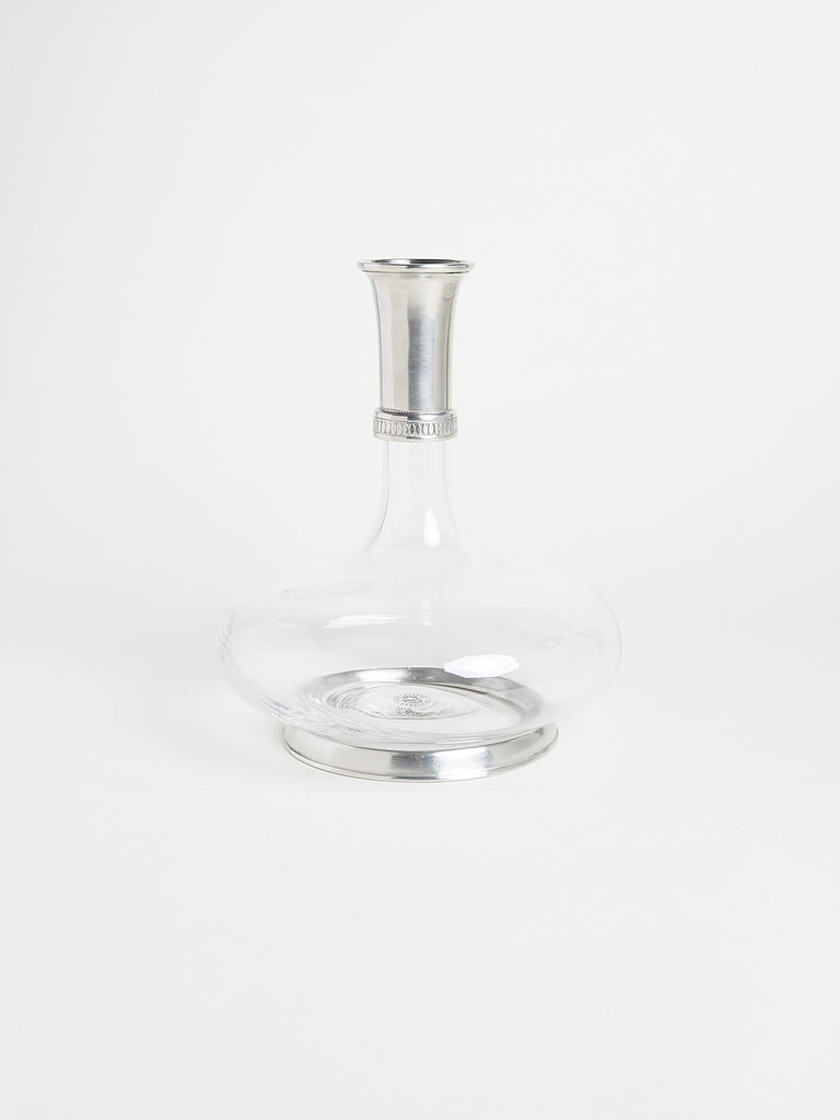 Cosi Tabellini - Baiocco Pewter & Glass Wine Decanter Without Top