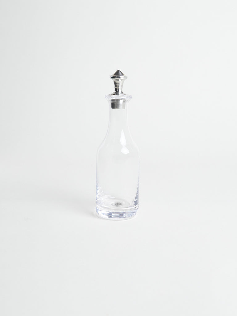 Cosi Tabellini - Genova Pewter & Glass Oil Bottle With Top
