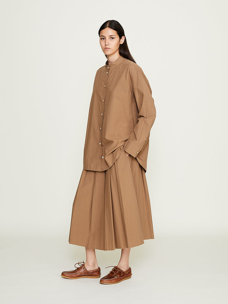 Cloth.Work - Cotton Skirt in Khaki