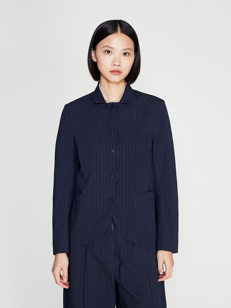 Bergfabel - Caryl Jacket in Navy Stripe