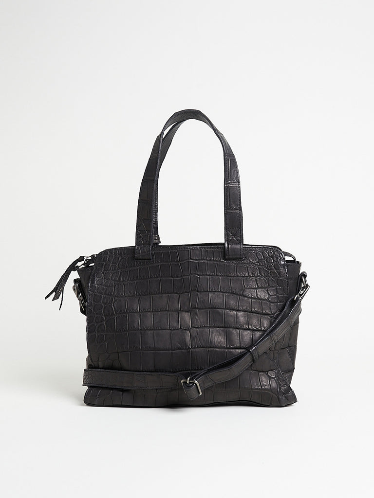 Christian Peau - Crocodile S Bag in Black
